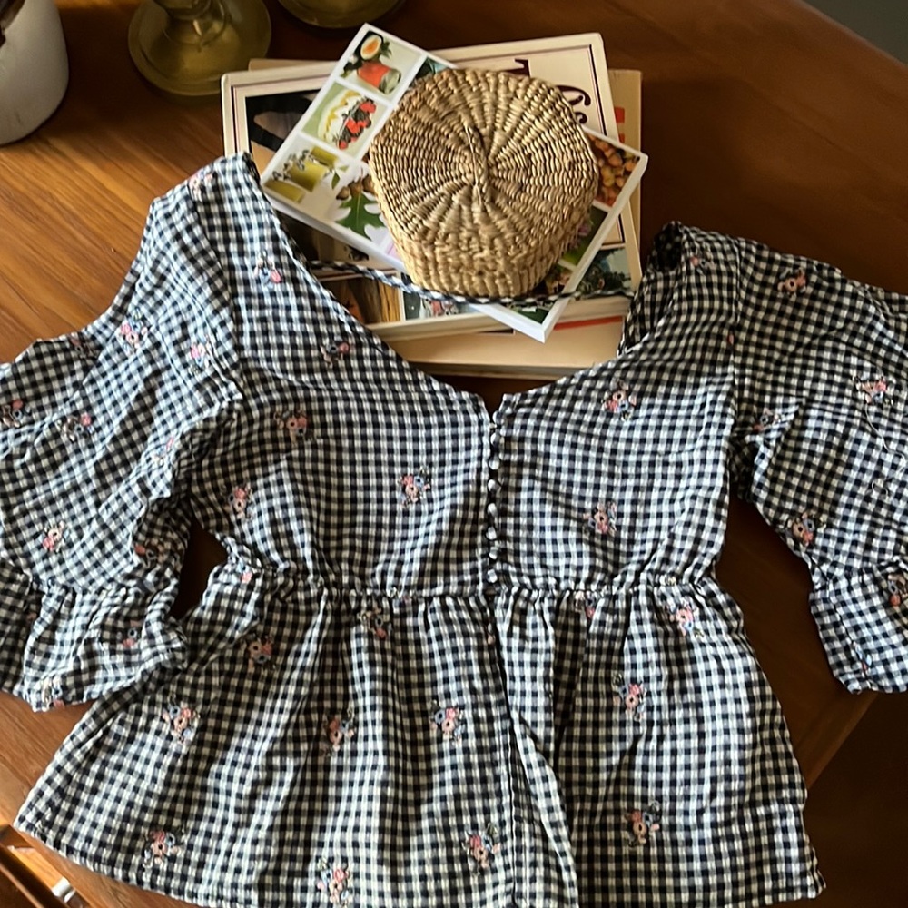 Coco + Jameson Gingham Top